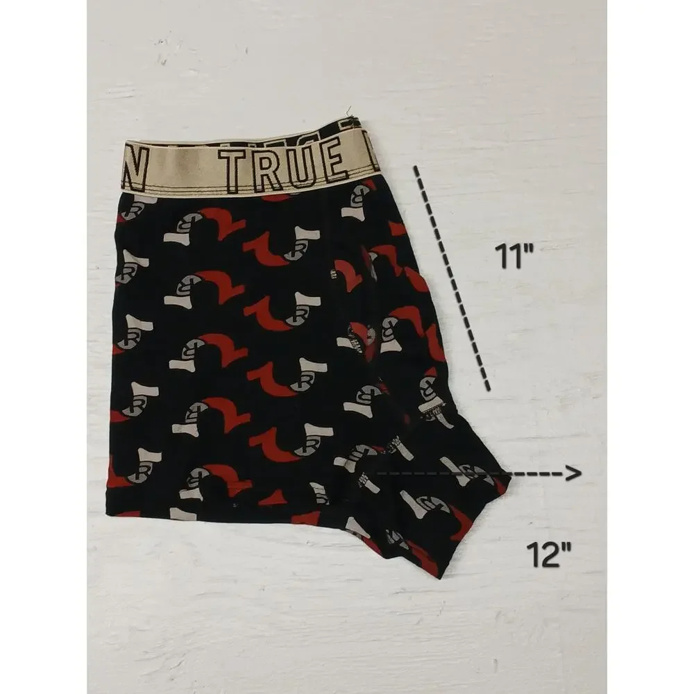 Ture Religion (Large) Black Cotton Relaxed Boxer Briefs
